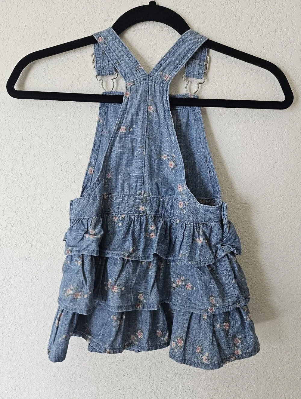 Gymboree Girls Floral Chambray Skirtall - Highland Hills - cream 2t